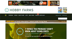 Desktop Screenshot of hobbyfarms.com